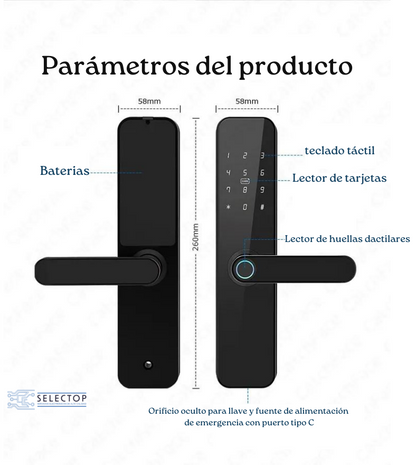 Cerradura Inteligente con huella digital