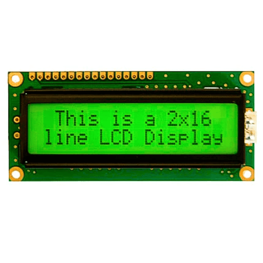 DISPLAY LCD  2X16 VERDE