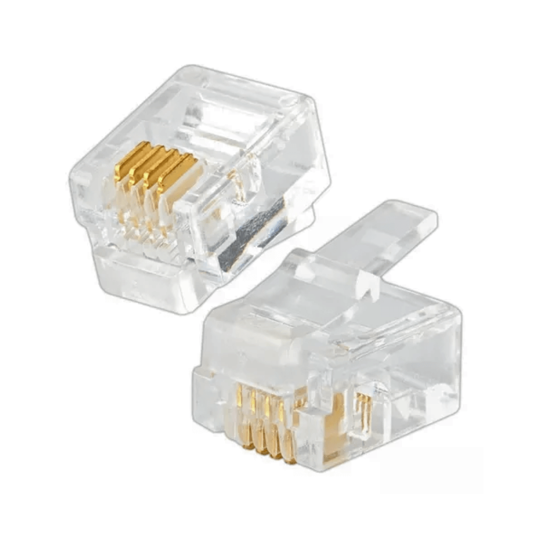 PLUG RJ11  4 HILOS